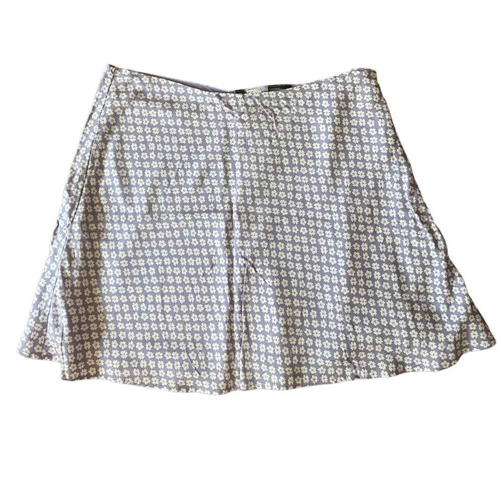 Y2K floral mini skirt